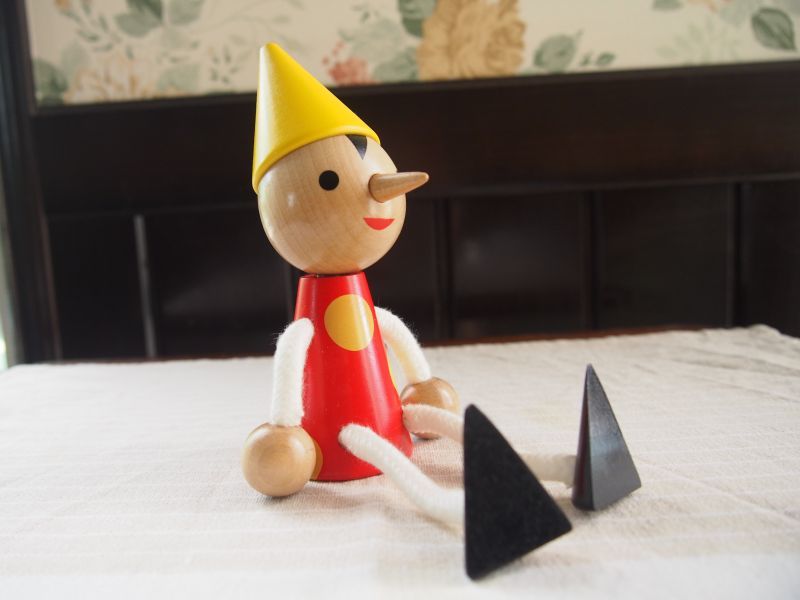 リチャード ジノリ】 ピノキオ木製人形＆ハンカチセット - 雑貨屋