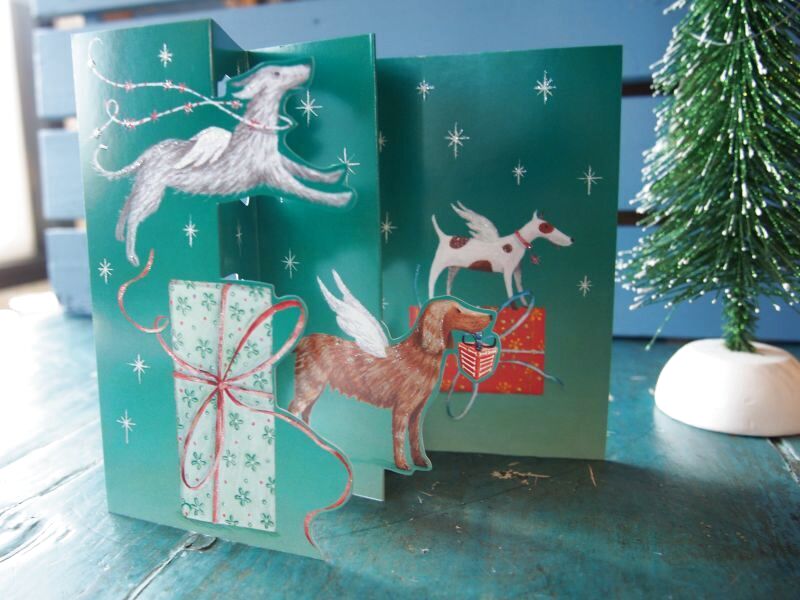 CHRISTMAS グリーティングカード クリスマスイタリアカード CMGI-606 アクティブコーポレーション ギフト雑貨 封筒付き Xmasカード グッズ メール便可 シネマコレクション